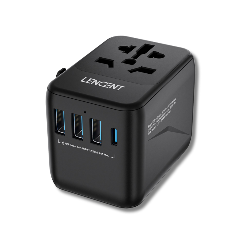 Universal Travel Adapter – 8-in-1 International Travel Adapter