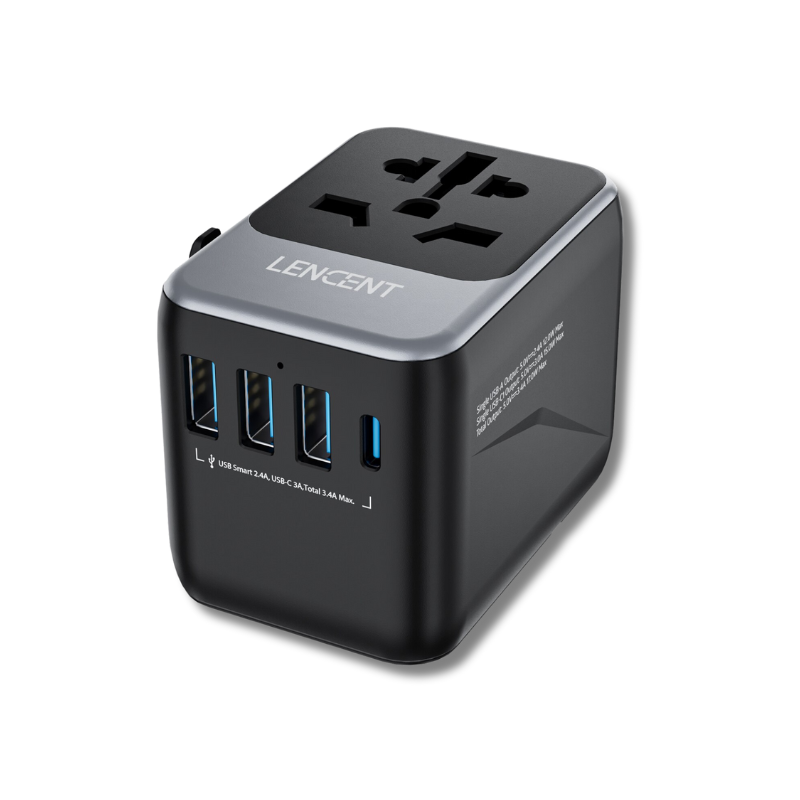 Universal Travel Adapter – 8-in-1 International Travel Adapter